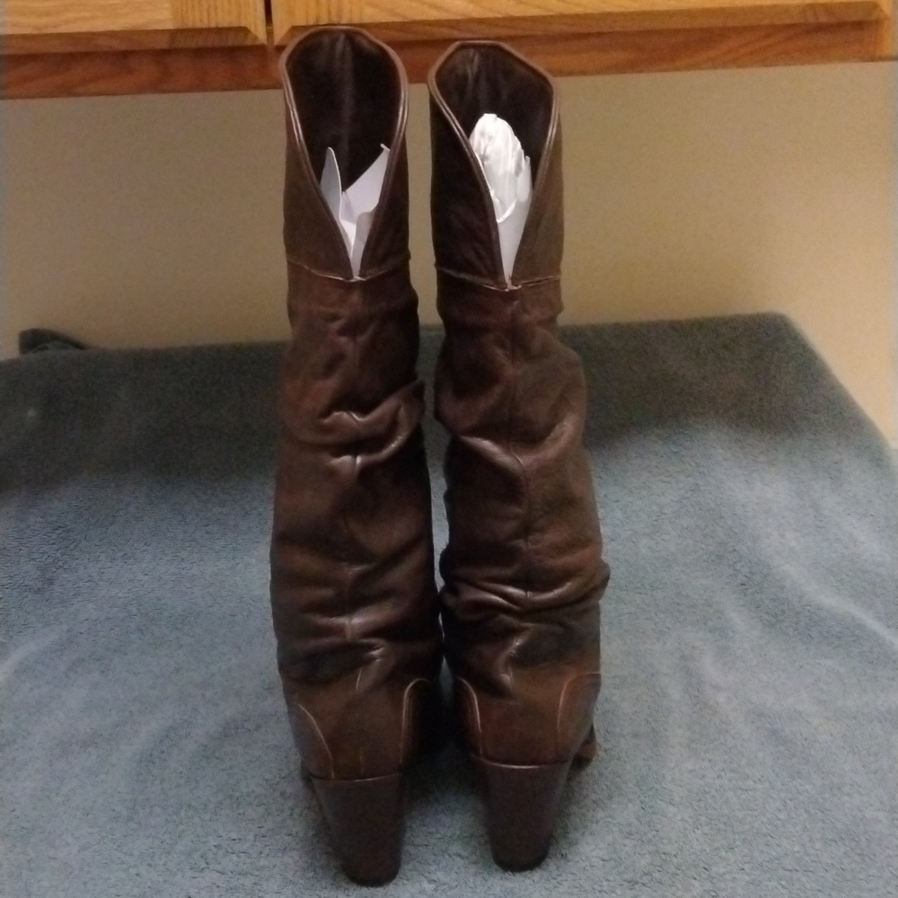 FRYE Vintage Boot made in Spain Slouch boot, Goodyear Welt. Campus sz 9 - Picture 7 of 13